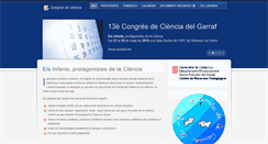 Desktop Screenshot of congrescienciagarraf.info